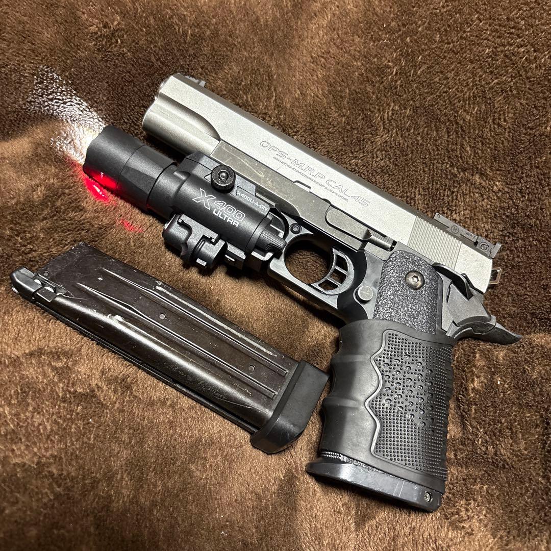 喜*一様 東京マルイ ガスブロ ハイキャパ 5.1 ステンレスモデル 外装