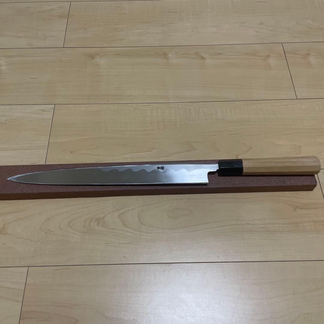 高鳳 和包丁】柳刃包丁 尺一 霞青鋼 八角柄 - メルカリ