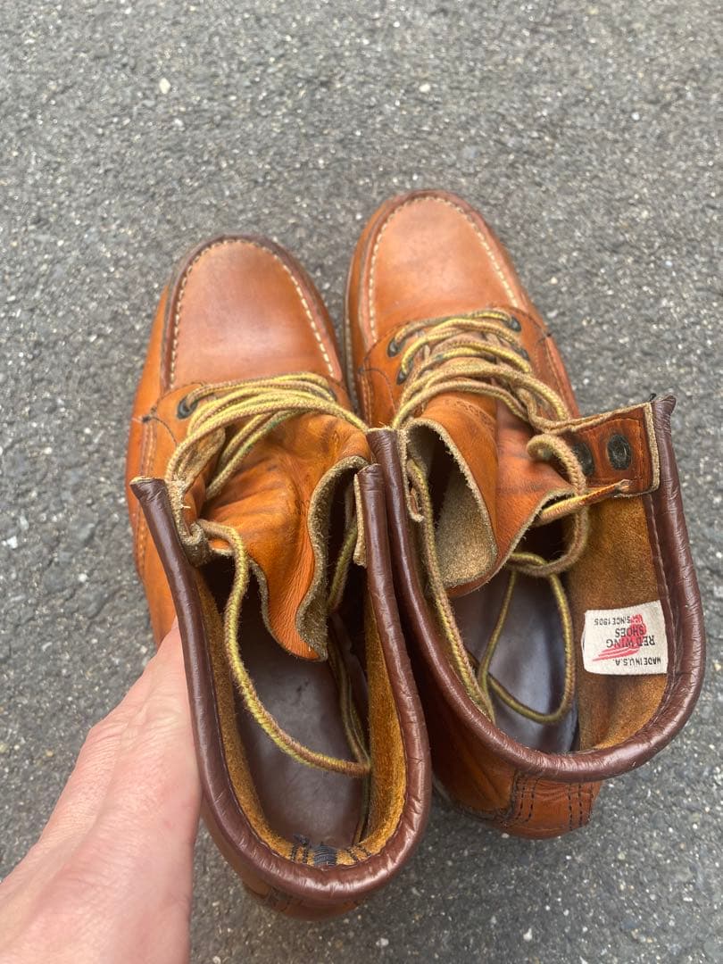 レッドウィング 875 アイリッシュセッター モックトゥ 縦羽タグ 9E 27