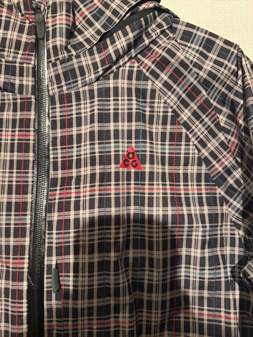 NIKE ACG チェック柄 ナイロンジャケット 90s - メルカリ
