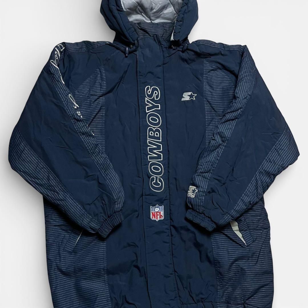 90s STARTER NFL カウボーイズ 中綿ジャケット 刺繍デザイン - メルカリ