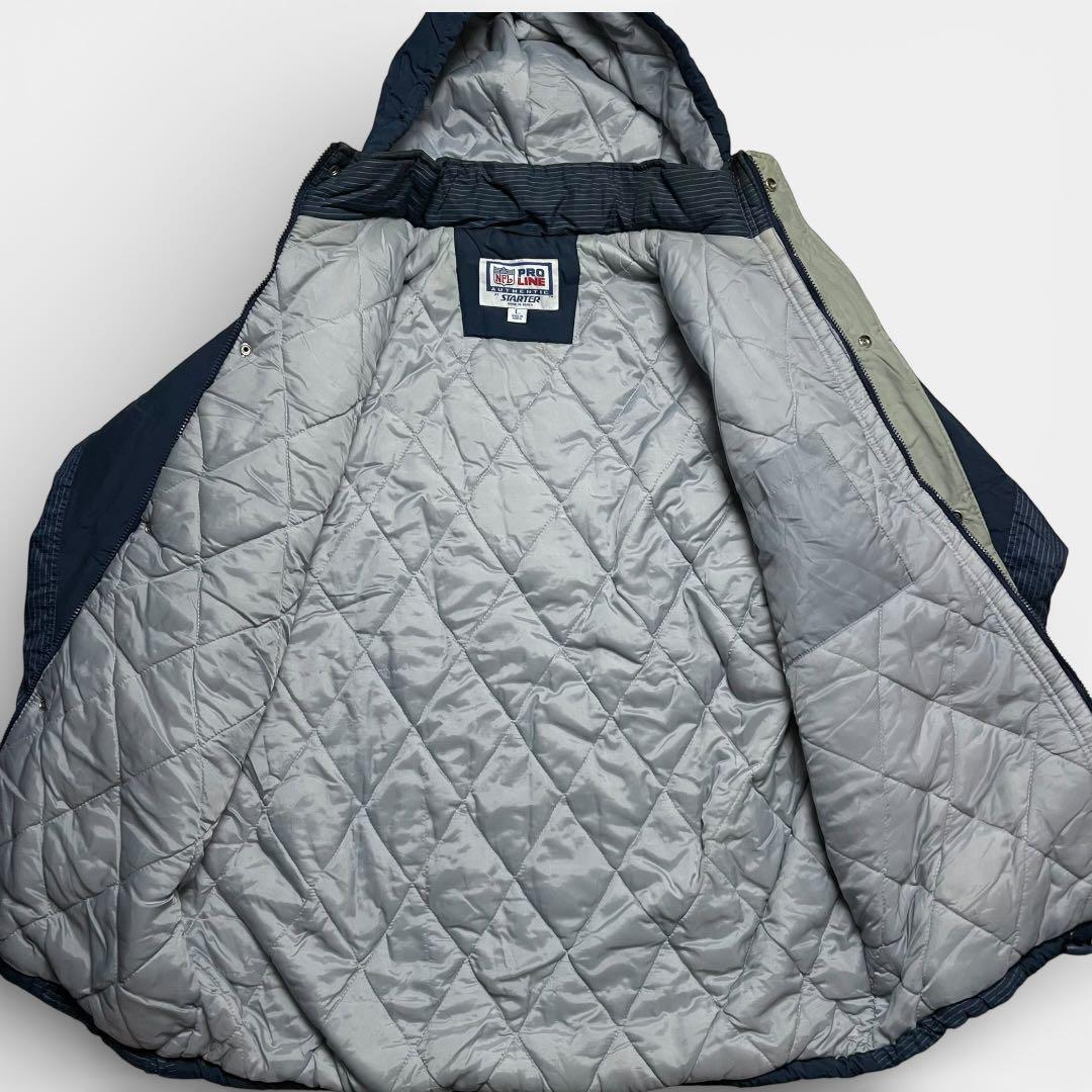 90s STARTER NFL カウボーイズ 中綿ジャケット 刺繍デザイン - メルカリ