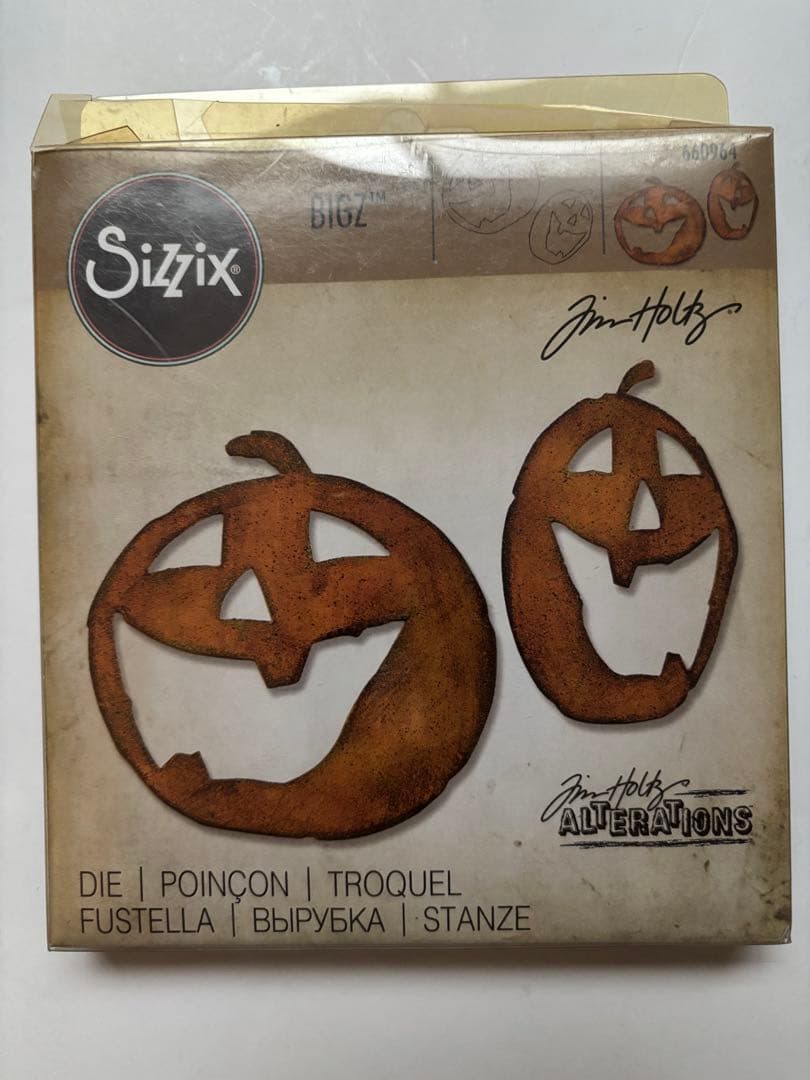 アルバム・スクラップ sizzix Tim Holtz Jack-o-Lanterns 660964 Sizzix Bigz Die Jack-o-Lanterns by Tim Holtz 660964 | eBay