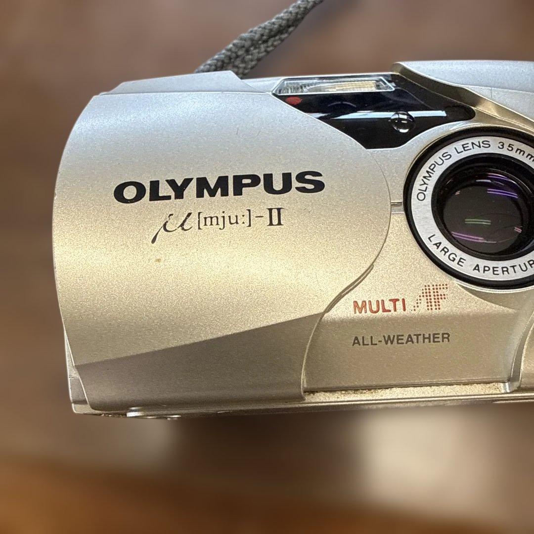 OLYMPUS μ[mju:]-II オリンパス ミューII フィルムカメラ - メルカリ