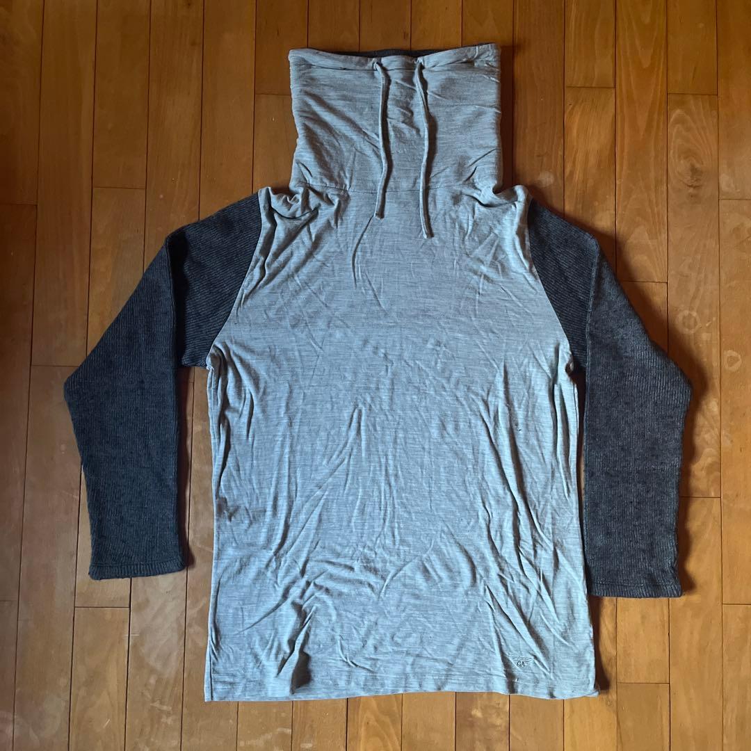 00s EMPORIO ARMANI ハイネックニットシャツ archive 00s EMPORIO ARMANI ハイネックニットシャツ archive