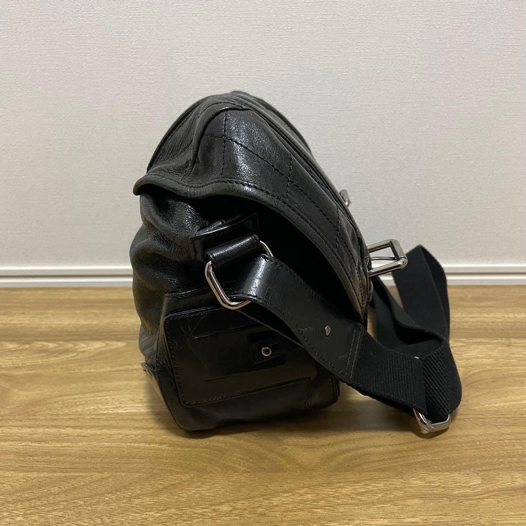 《美品》Chloe（クロエ） レザー ショルダーバッグ ブラック 黒