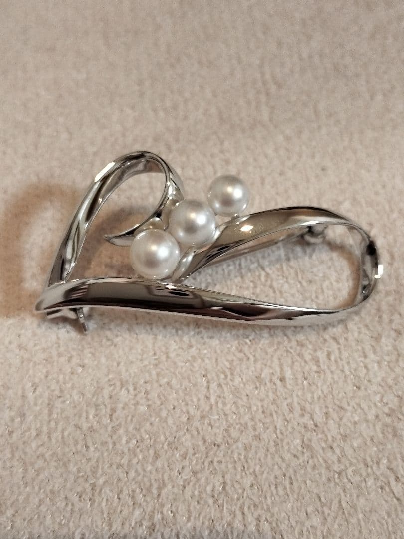 【MIKIMOTO】ミキモト　アコヤ　本真珠　パール　ブローチ　シルバー 楽天市場】☆10/26 ミキモト アコヤパール ブローチ 4.9-5.1mm