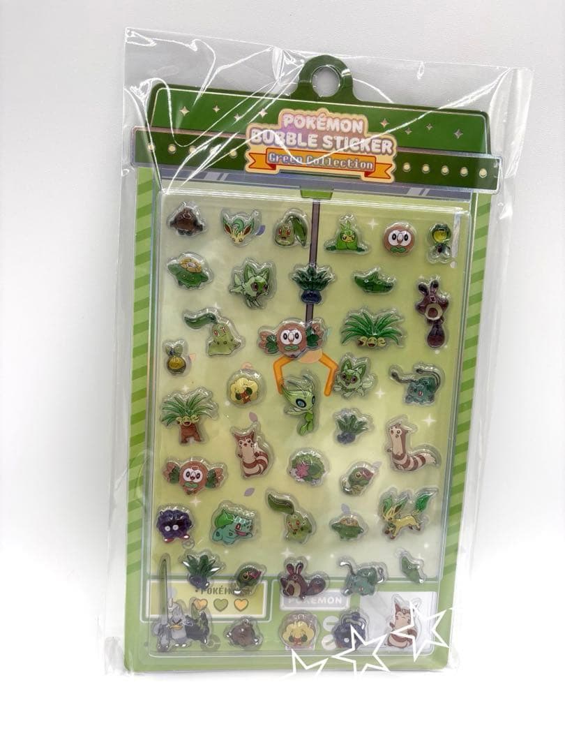 韓国限定 ポケモン バブルステッカー 8枚セット メタモンシークレット