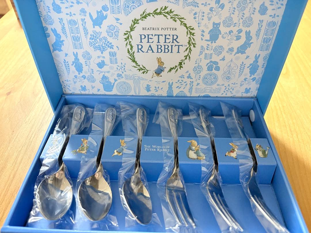 美品】ピーターラビット カトラリーセット6本 - メルカリ