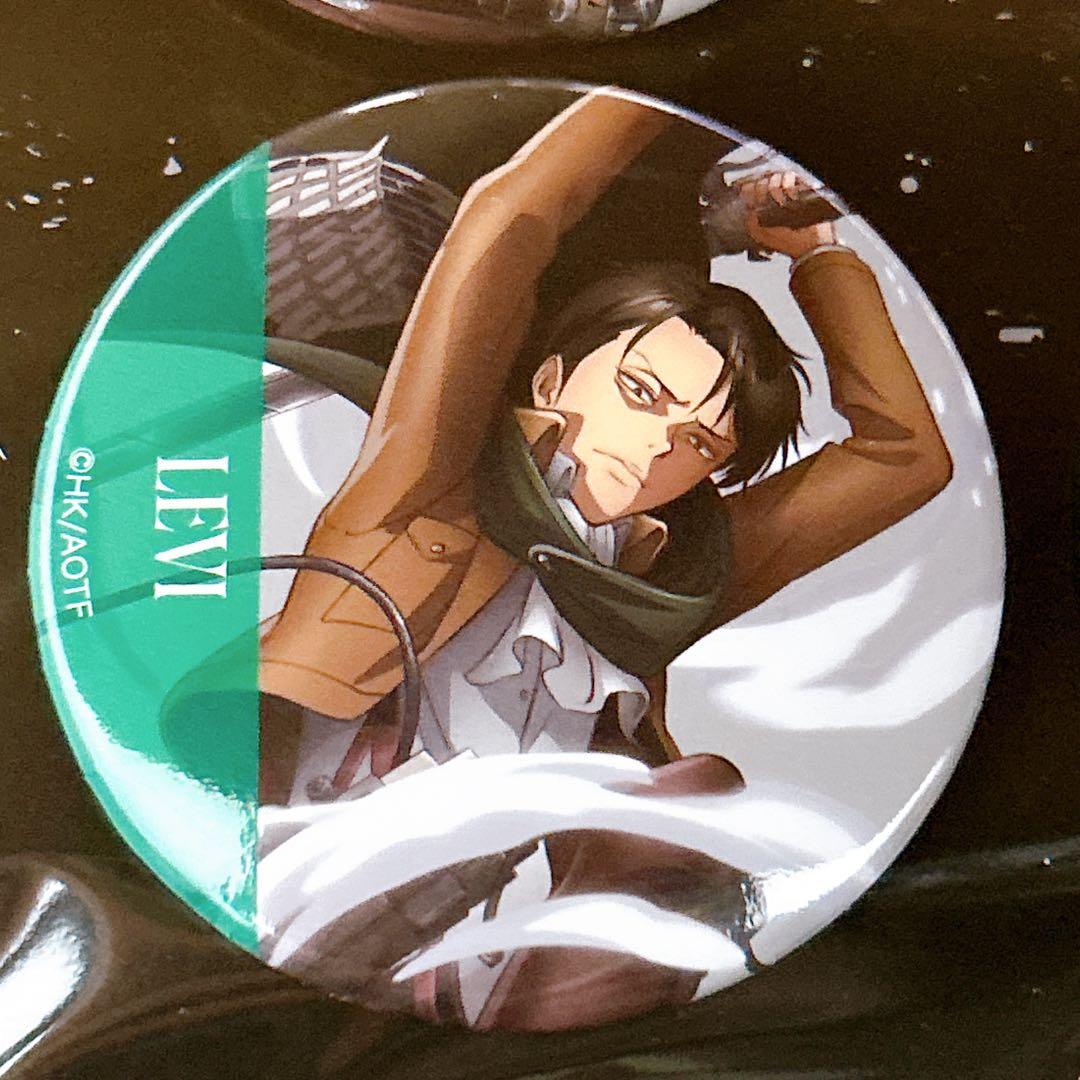 進撃の巨人 リヴァイ 缶バッジ 描き下ろし WIT STUDIO 激動 IP書店