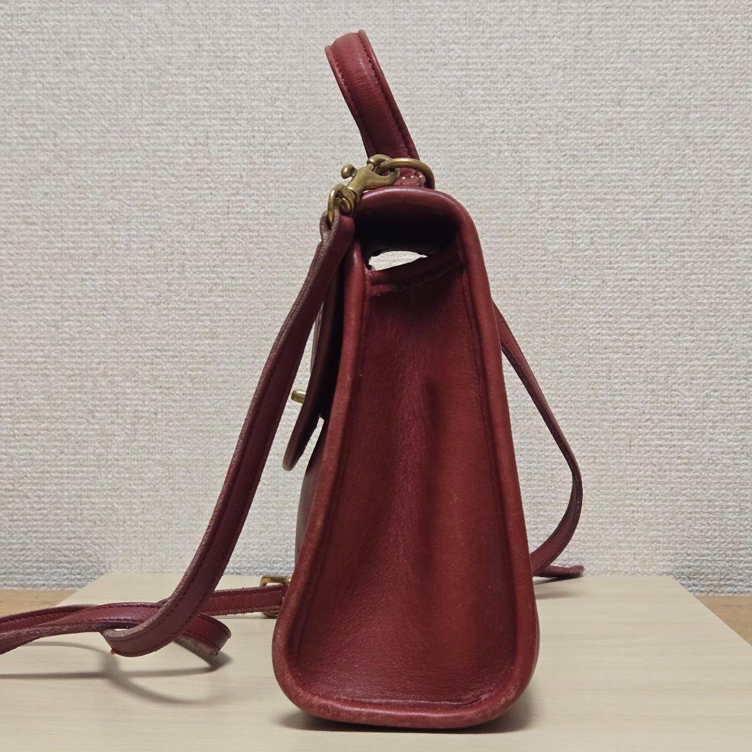 オールドコーチ 9985 ターンロック トップハンドル ハンドバッグ