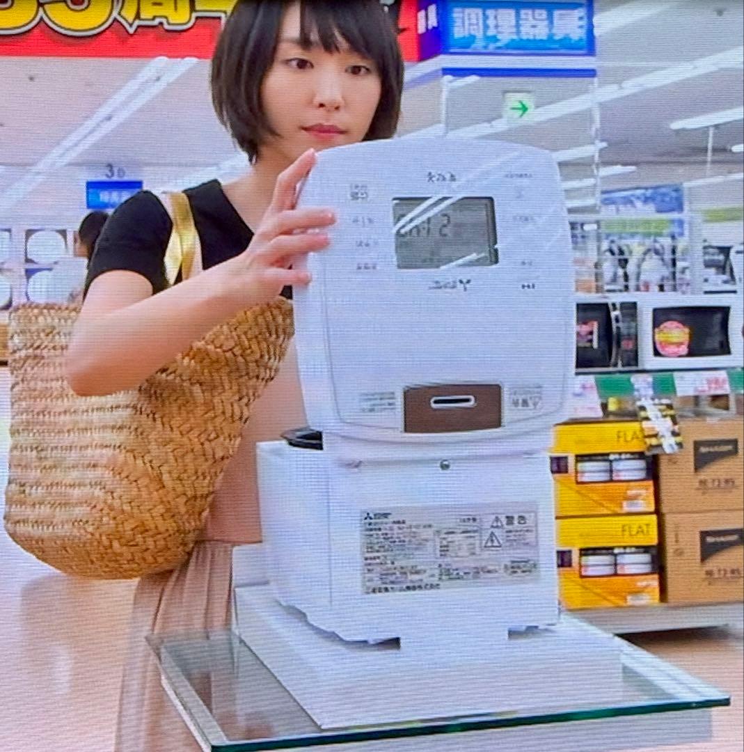 三菱 NJ-VVC10-W 炊飯器 ホワイト 5.5合 逃げ恥モデル - メルカリ