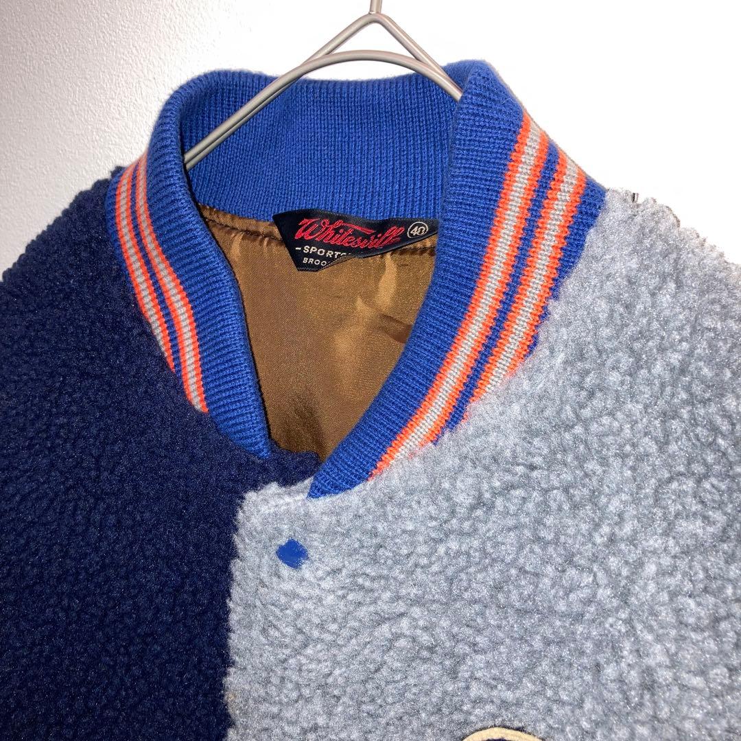 WHITES VILLE ホワイツビル スタジャン ボア フリース サイズ40 - メルカリ