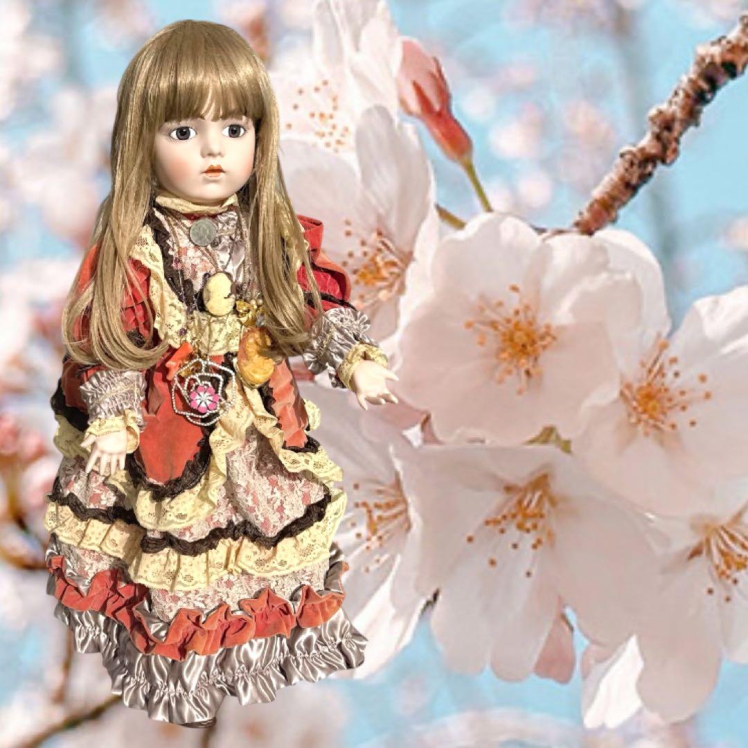 user_a792b3c9様専用 ビスクドール ブリュ ジュン 証明書付き 桜色