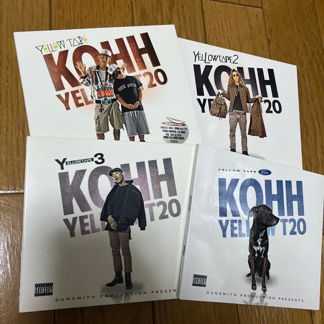 KOHH YELLOW TAPE CD 4枚セット 千葉雄喜 KOHH YELLOW TAPE CD 4枚セット 千葉雄喜 KOHH YELLOW TAPE CD 4枚