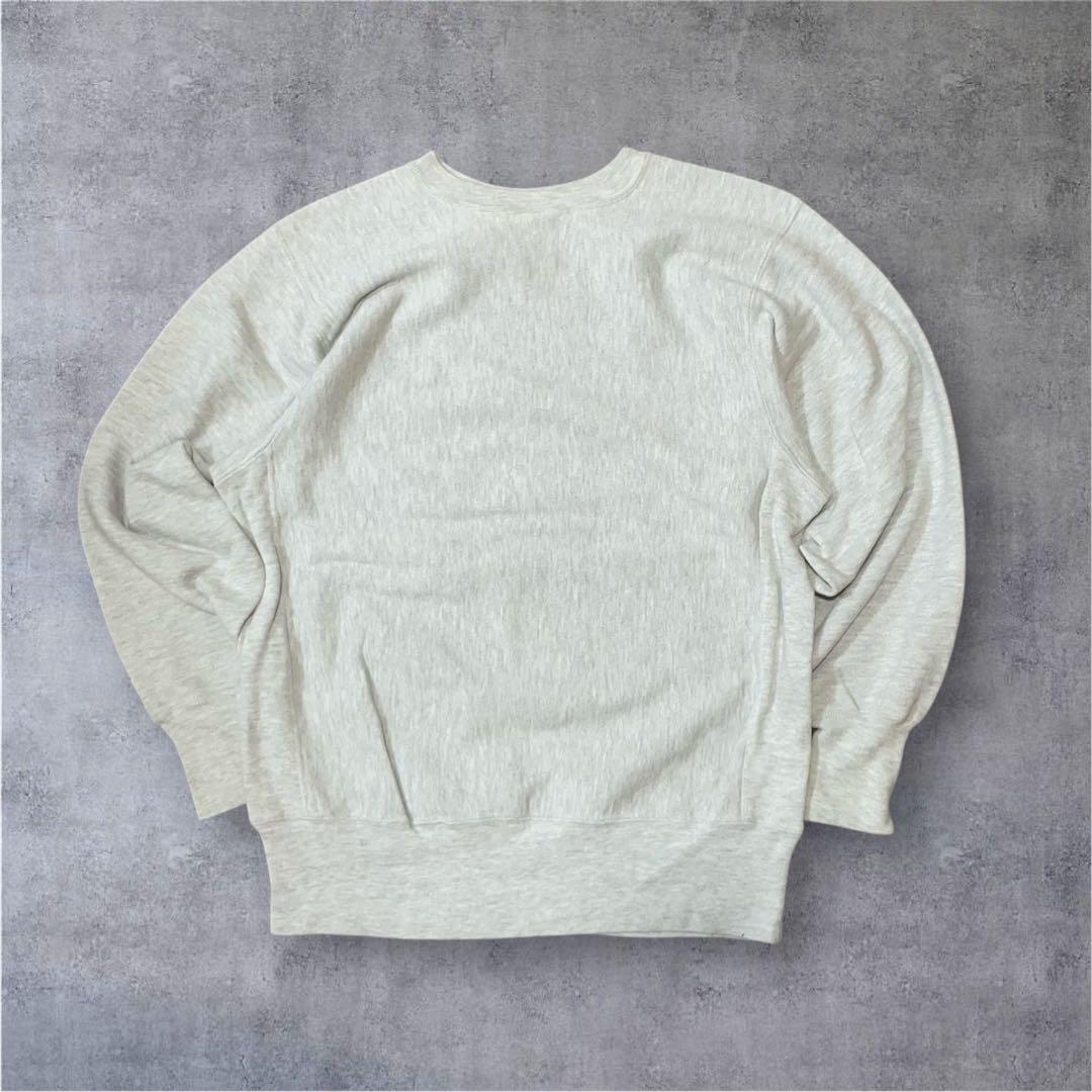 f2452】90s目無しChampionリバースウィーブ希少グレーメキシコ製L