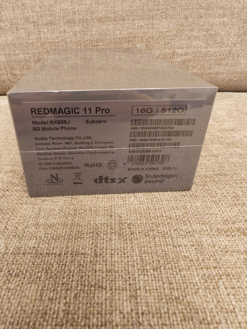 新品未開封 Redmagic 11 Proグローバル 16/512 White - メルカリ