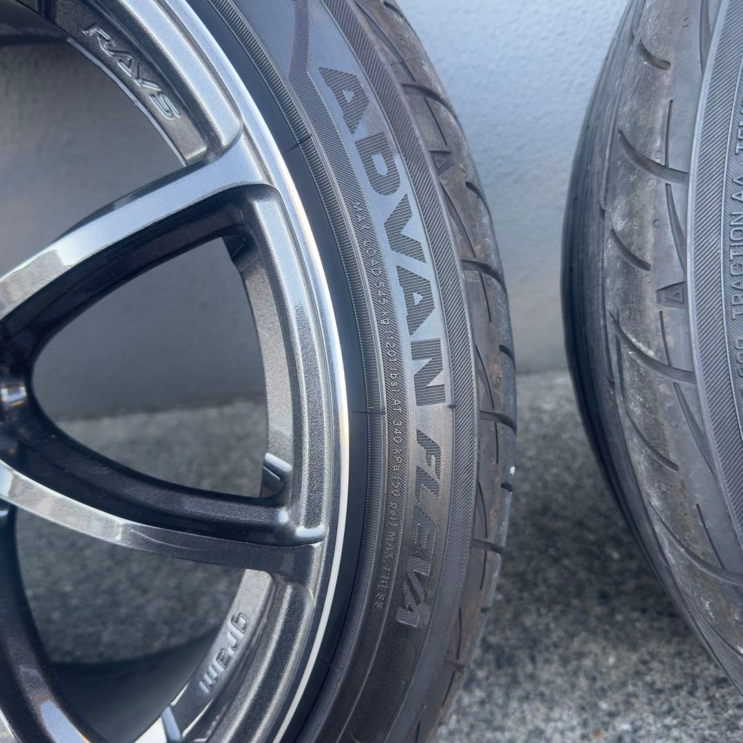 美品 廃盤品RAYS 57トランセンド 17インチ 8.5J