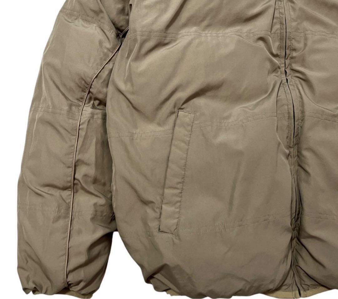 1月末まで出品 )NIKE リバーシブルダウンジャケット カーキ/ベージュ L