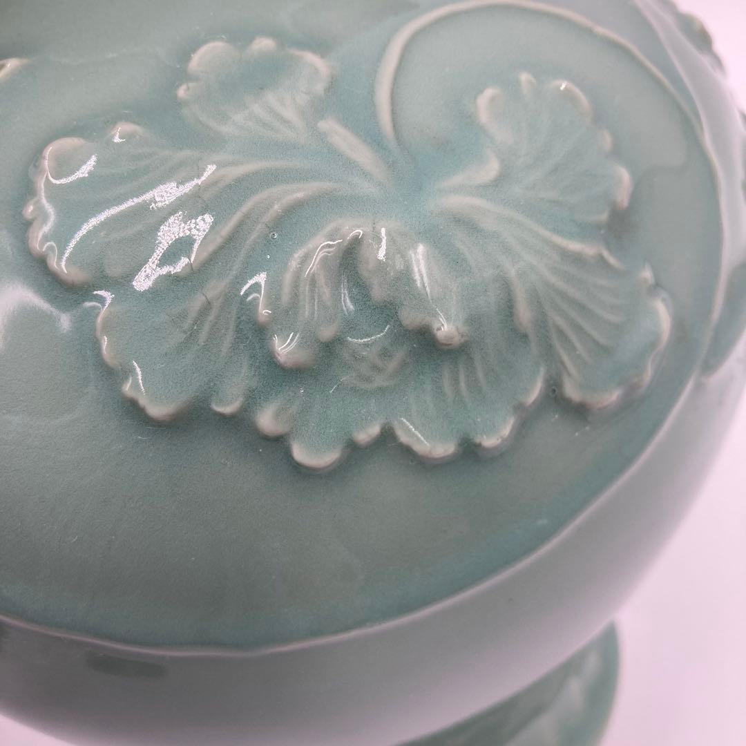 初代 宮永東山 明治−大正 青磁 (保管番号) Xガ7798 - メルカリ