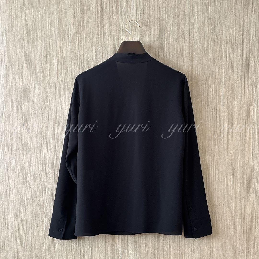 1269】アナイ ジョーゼットボウタイ ブラウス 黒 38 - メルカリ