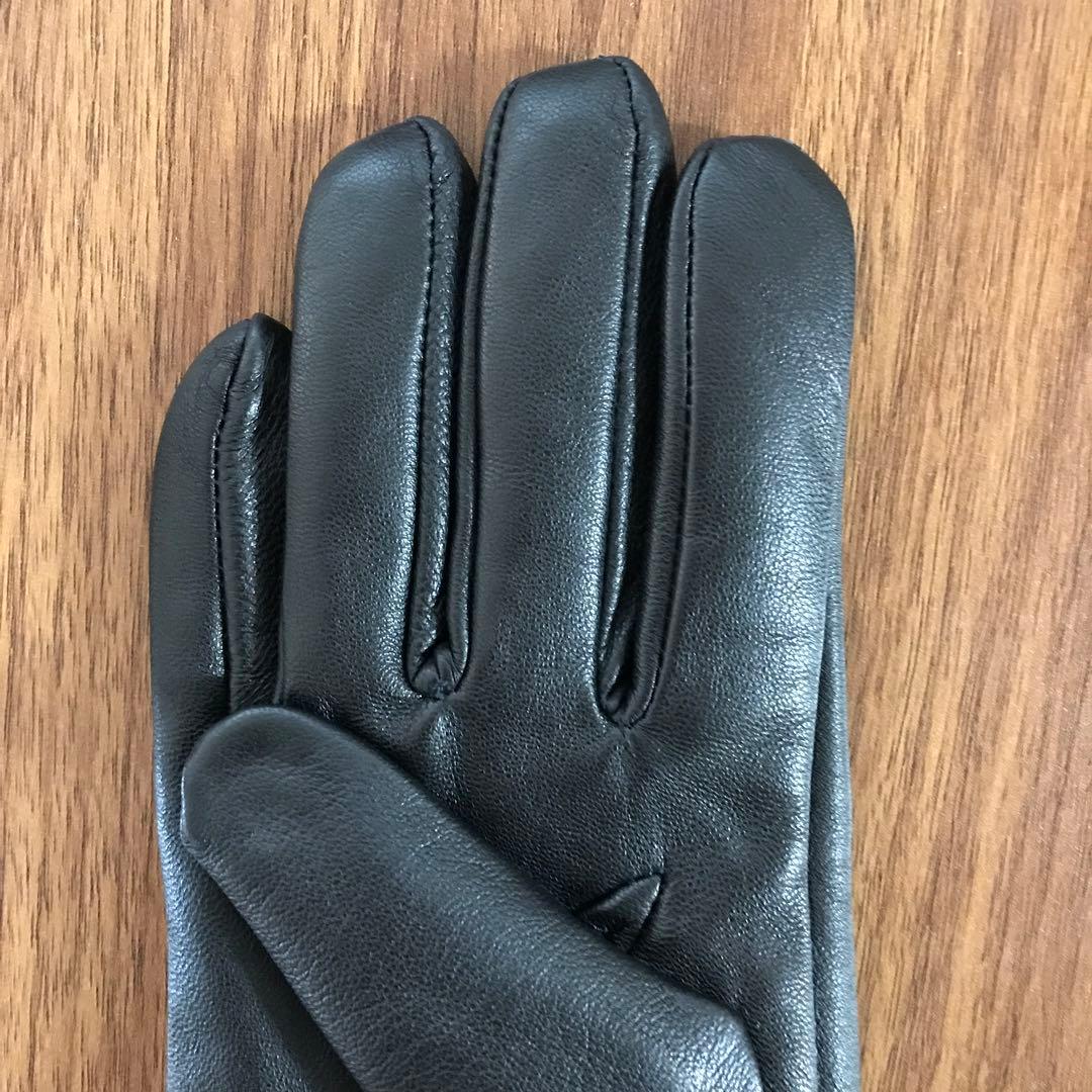CHANEL ブラック レザー ファー手袋 右のみ - メルカリ