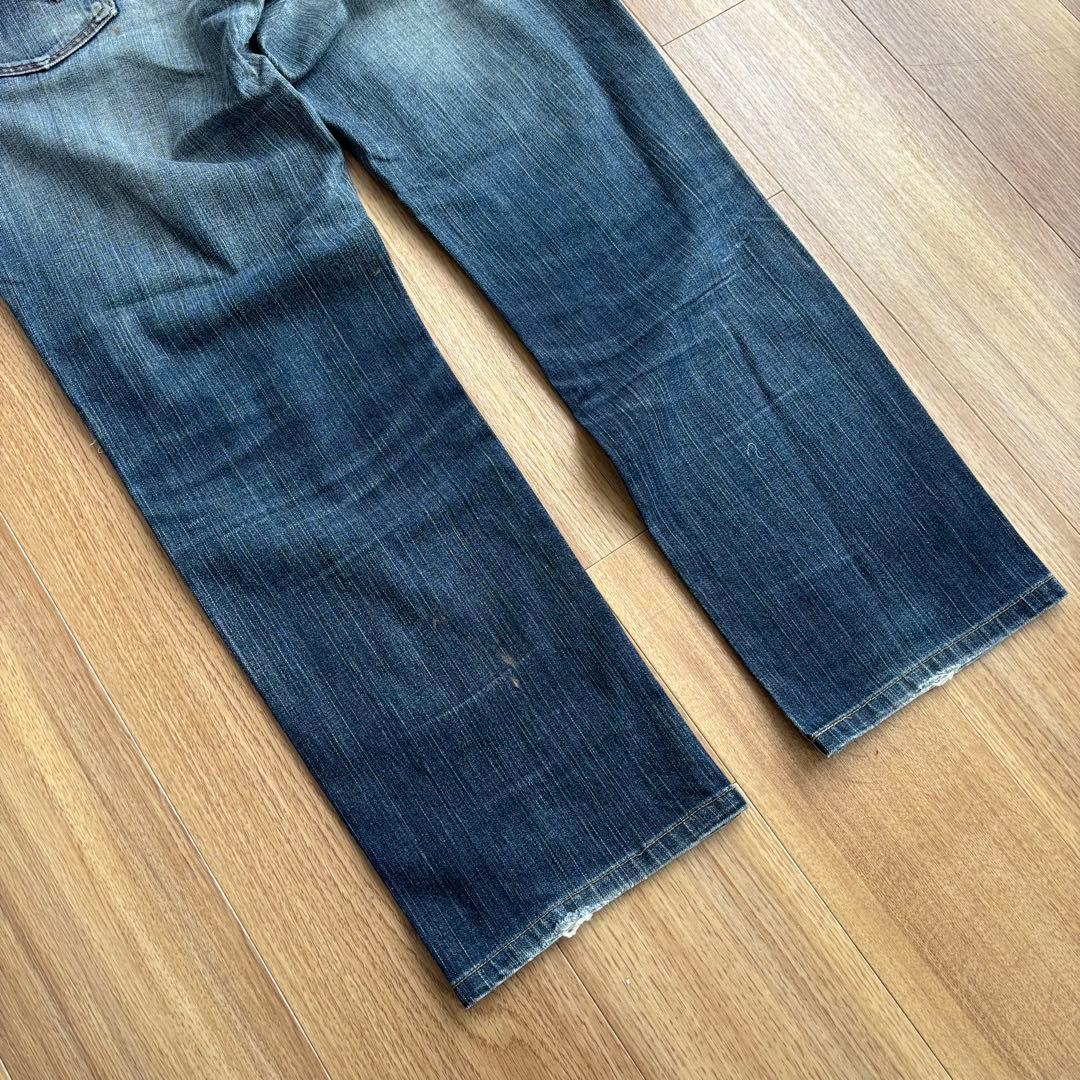 edwin archive damage denim grunge y2k - メルカリ
