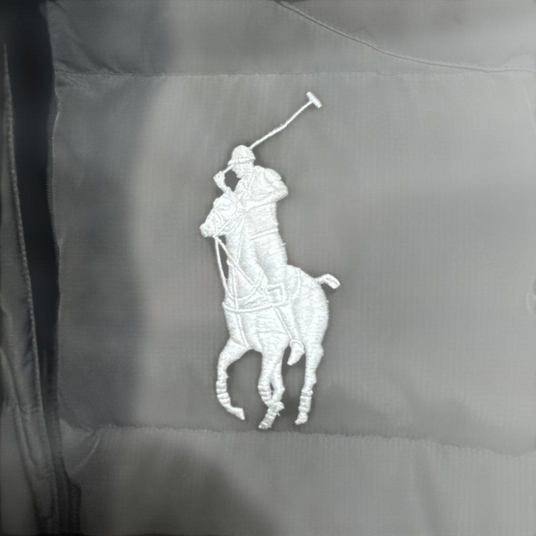 え*4様 ポロラルフローレン ダウンジャケット グレー - メルカリ