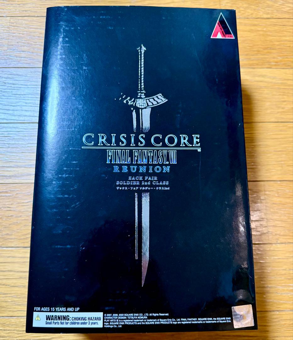 プレイアーツ改　未開封　ザックス　2nd FF7クライシスコアリユニオン クライシス コア -ファイナルファンタジーVII- リユニオン PLAY ARTS改