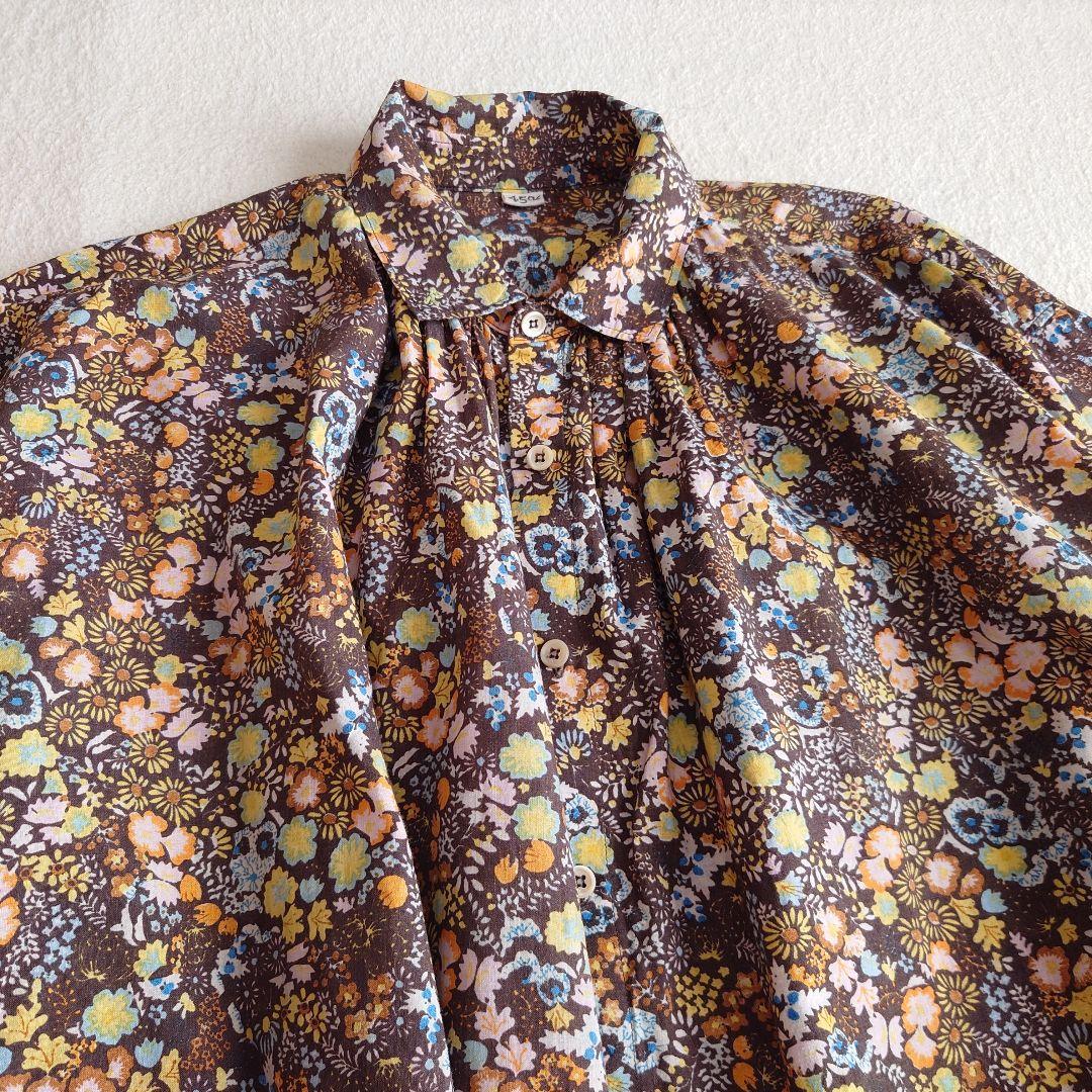 45R インドカディ秋の実プリントのくしゅくしゅブラウス 45rpm - メルカリ