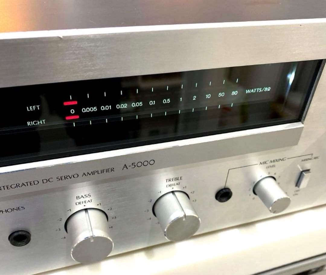 Sansui プリメインアンプ A-5000 サンスイ 動作品 パワーメーター