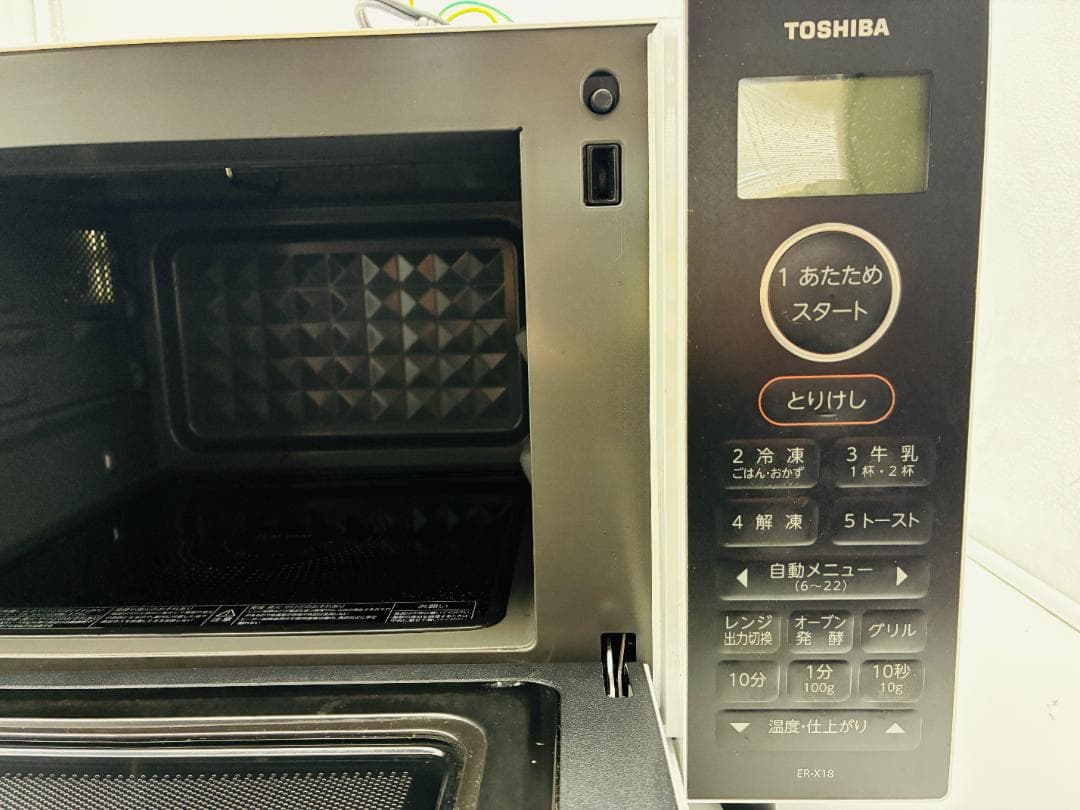 B536-083 TOSHIBA オーブンレンジ E R -X18（W）24年製