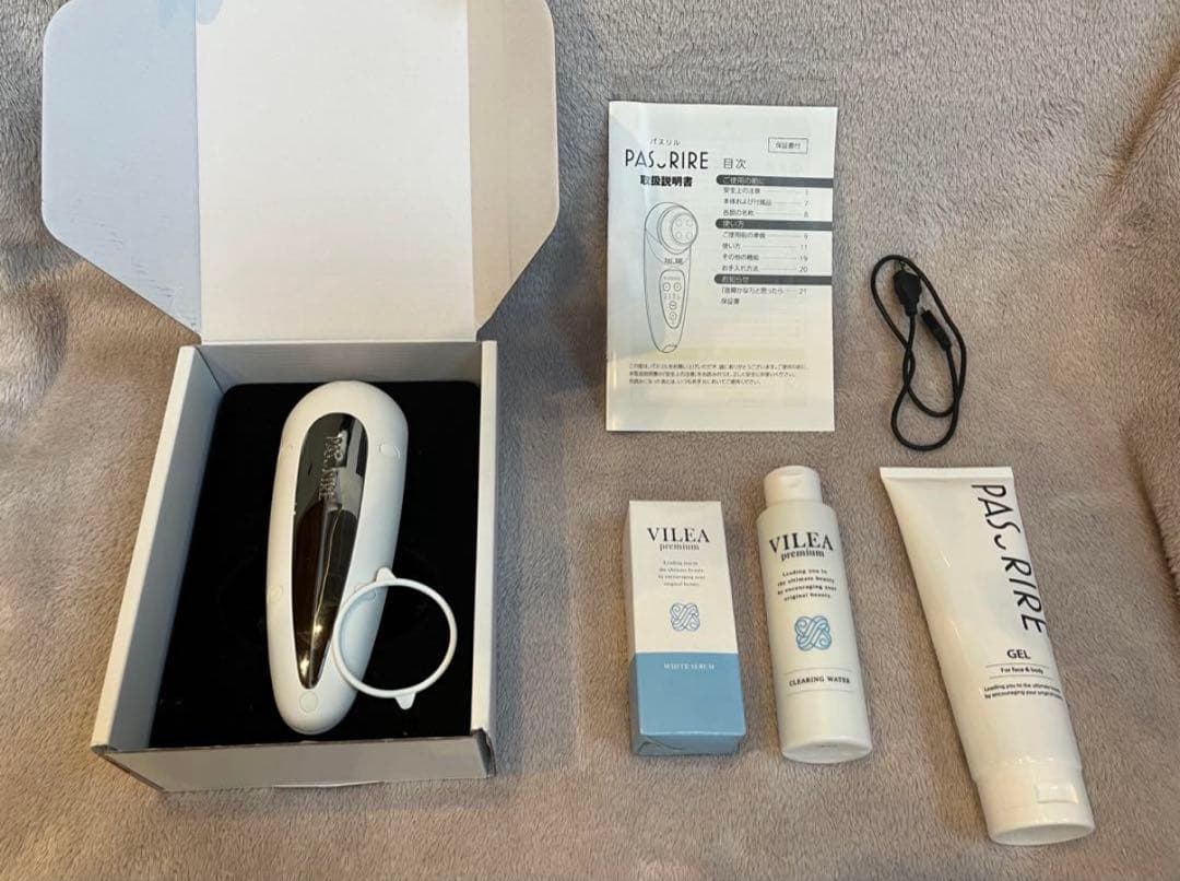 パスリル　美顔器　箱、説明書、ジェル付き パスリル ALL ITEM 山口ビューティーメソッド