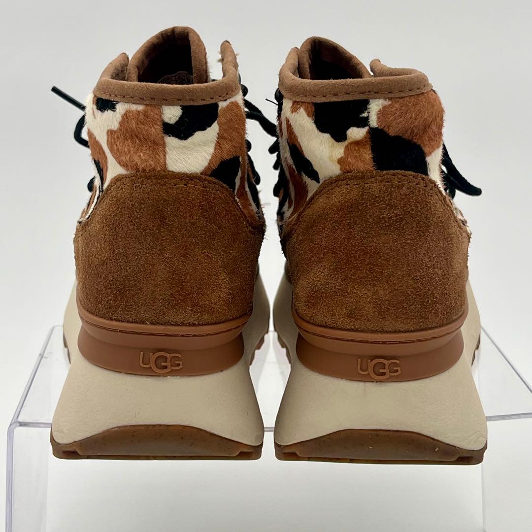 UGG アグ NEUMEL COW PRINT 厚底 ブーツ 22.5cm カウ