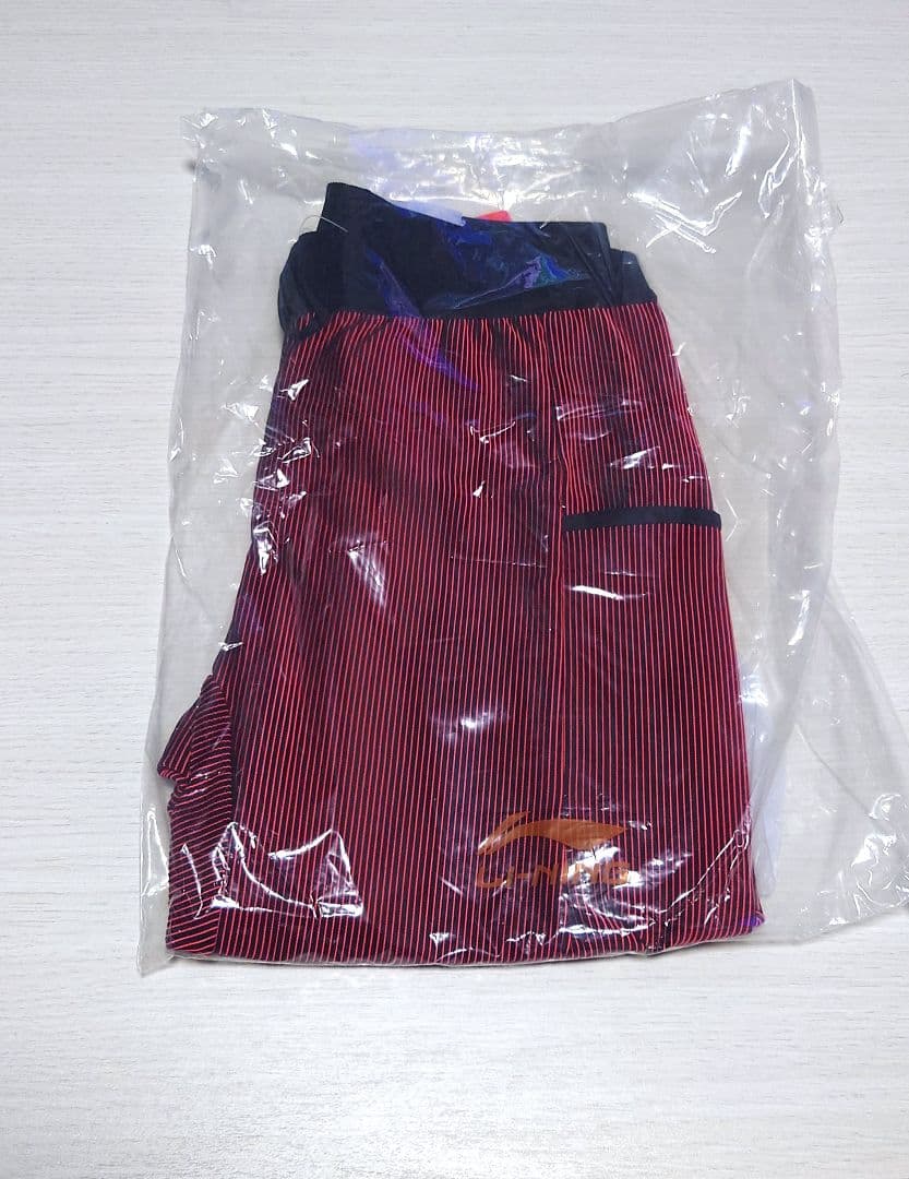 リーニン Li-ning ハーフタイツ 赤黒 Mサイズ - メルカリ