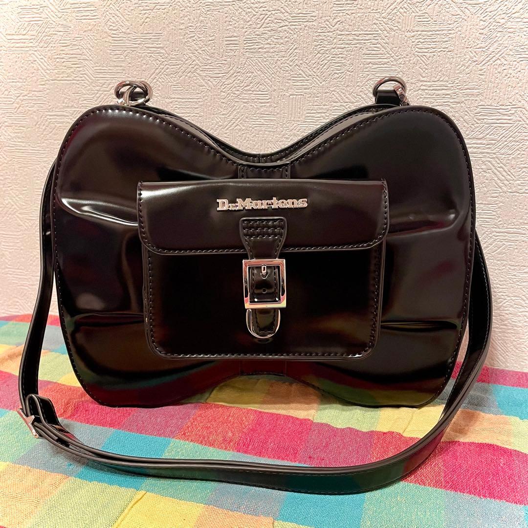ドクターマーチン BOW ショルダーバッグ 2way リボン ブラック USED
