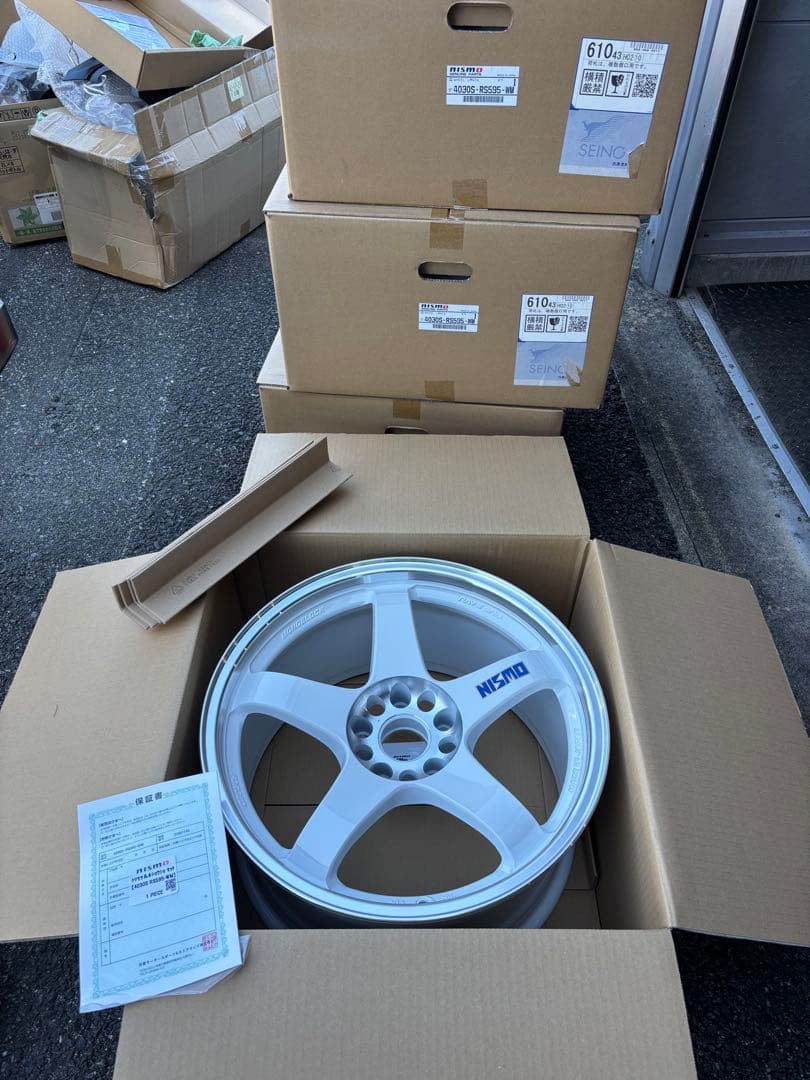 激安車・バイク・自転車 - Nismo RS595 wmホイール 18インチ 40th 記念