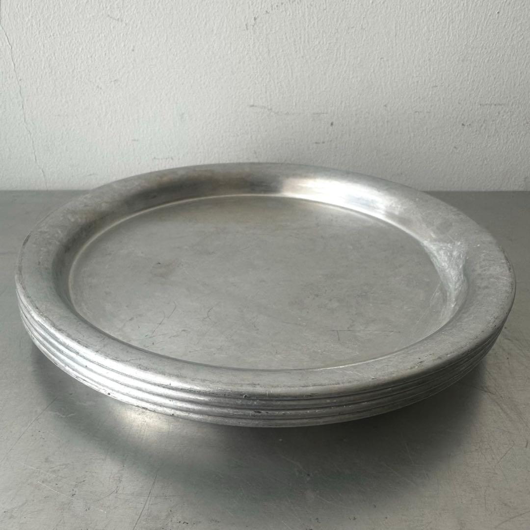 古道具/アルミのトレー４枚セット 楽天市場】トレー 22cm スクエア トリートレイ アルミニウム 同色4枚