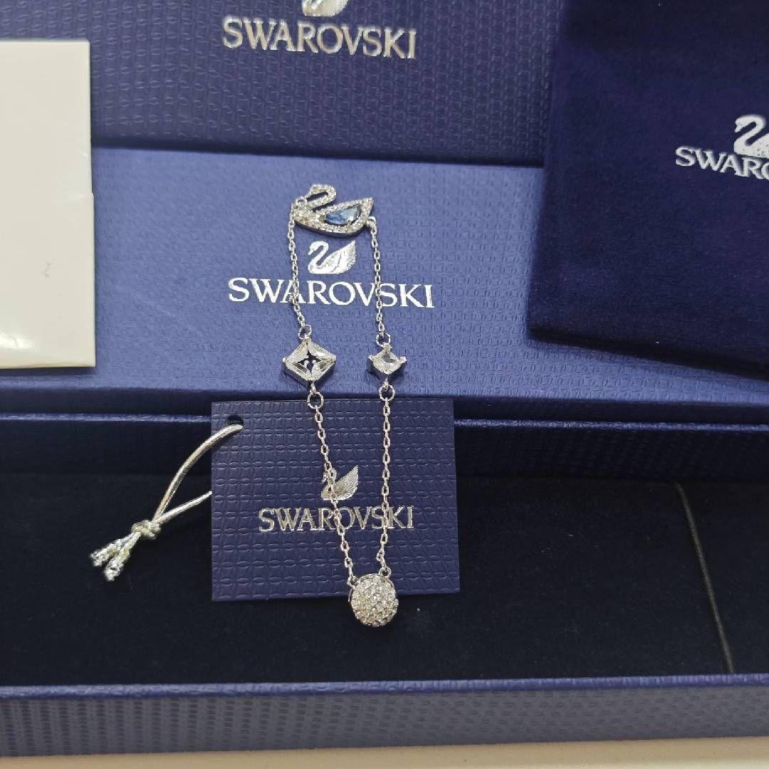 Swarovski スワンモチーフ ブレスレット - メルカリ