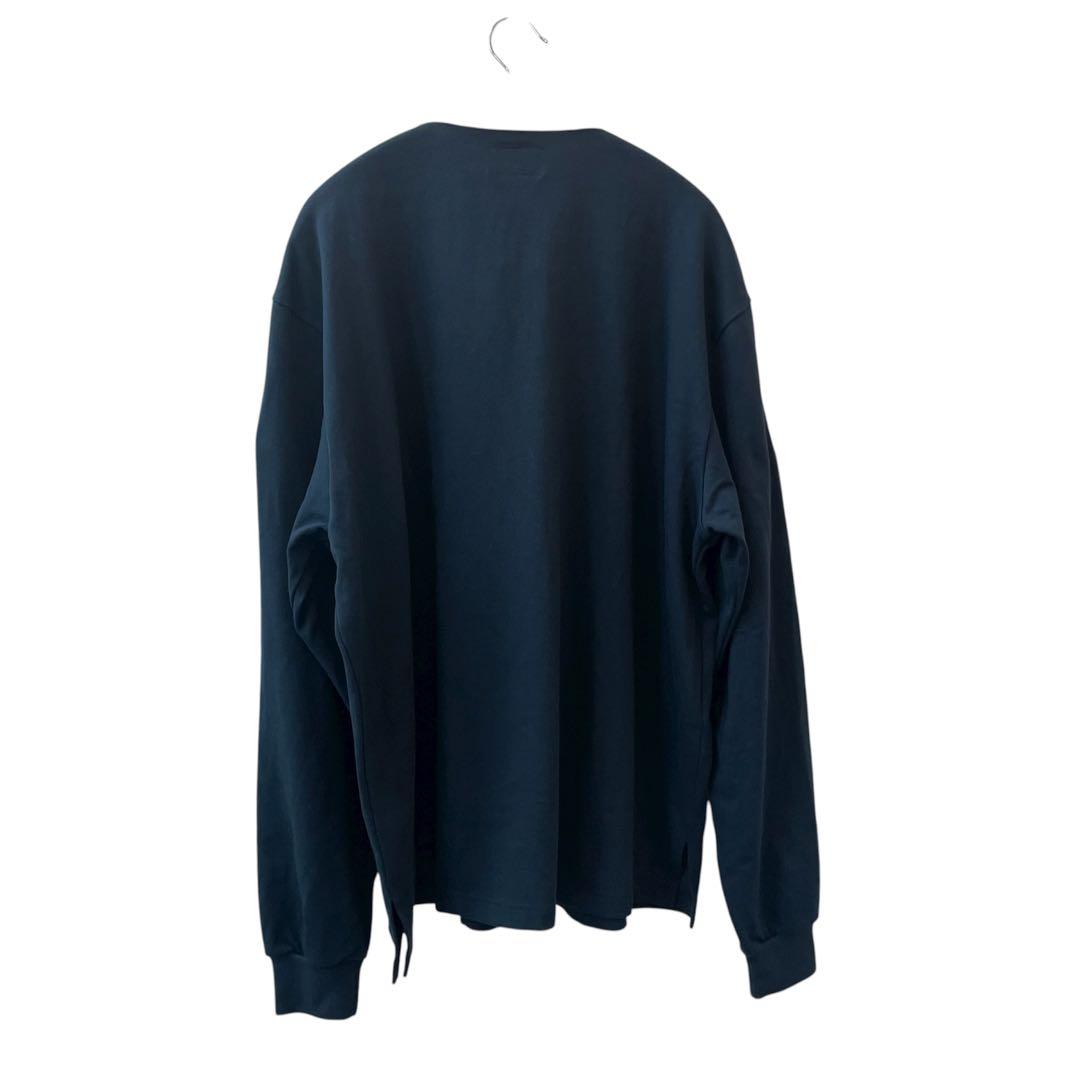 美品]DESCENDANT ネイビー 長袖ポロシャツ サイズ3