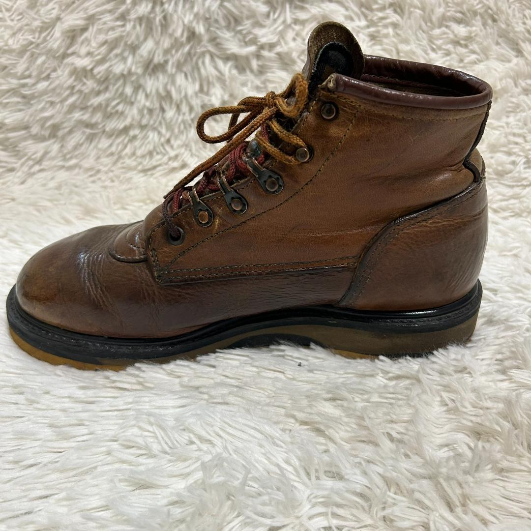 レア　レッドウィング モックトゥ ワーク ブラウン 8.5D 26.5cm