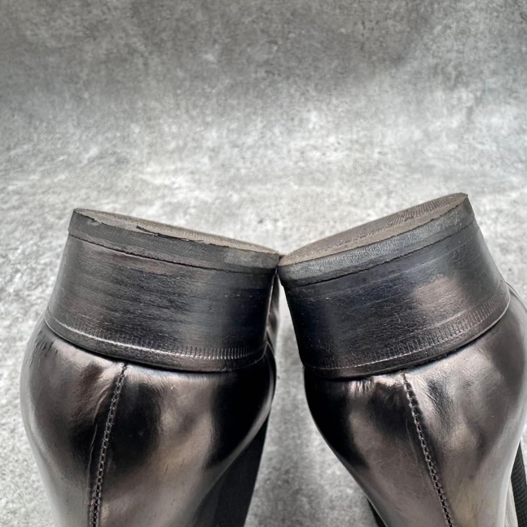 ☆美品☆【銀座かねまつ】アクアベルリブニットショートブーツ (24