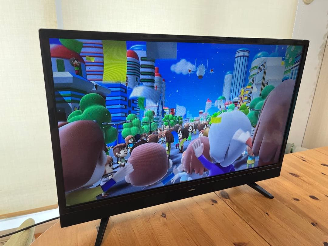 マクスゼン　液晶テレビ32型　J32SK03 黒2本足スタンド Amazon | テレビ 32型 液晶テレビ メーカー1,000日保証 32インチ 32V