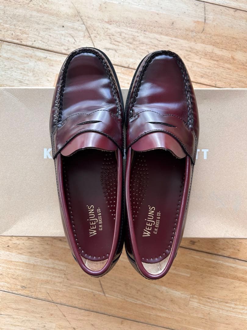 G.H.BASS ローファー 26cm バーガンディ｜着用3回2023年購入