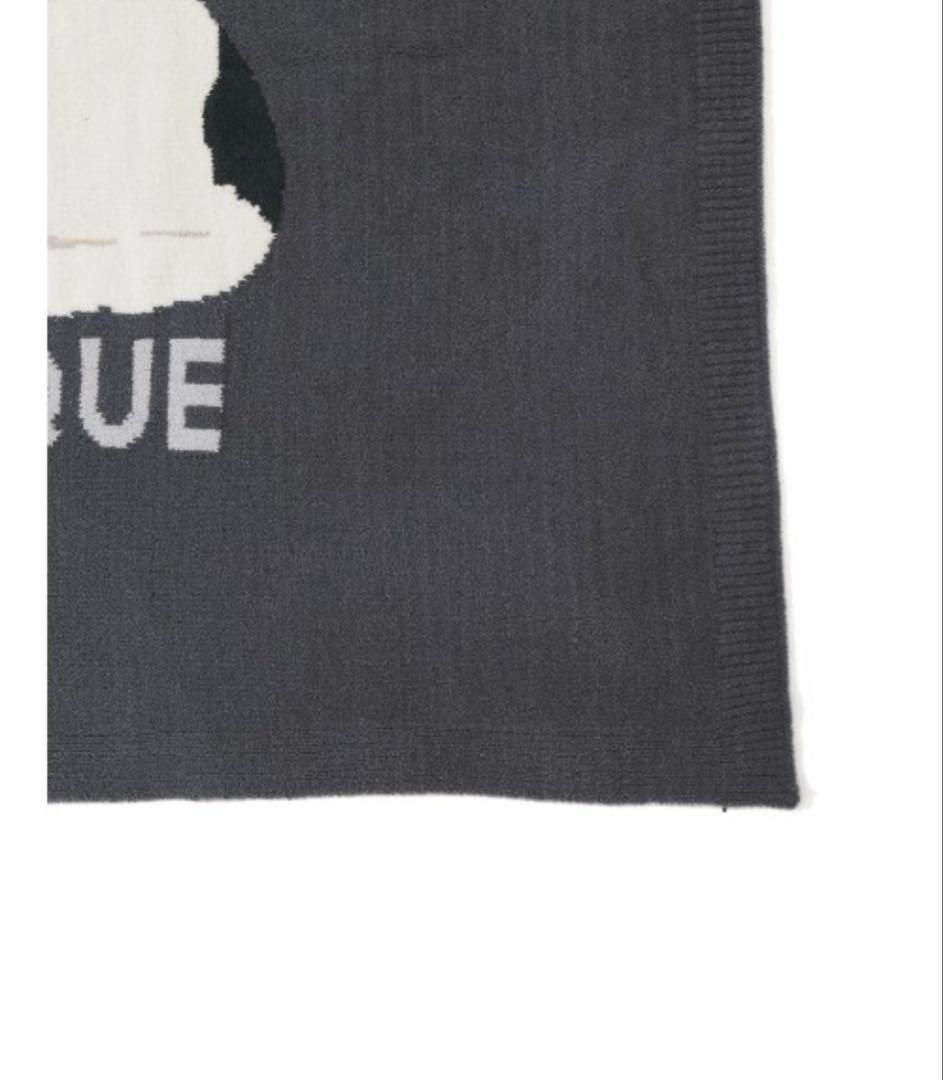 ジェラピケ SLEEPING DOG ジャガードブランケット フレンチブルドッグ