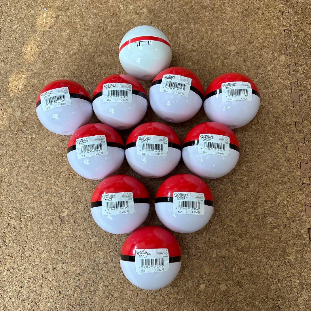 ポケパークカントー ピンバッチ未開封10個+プレミアボールおまけ