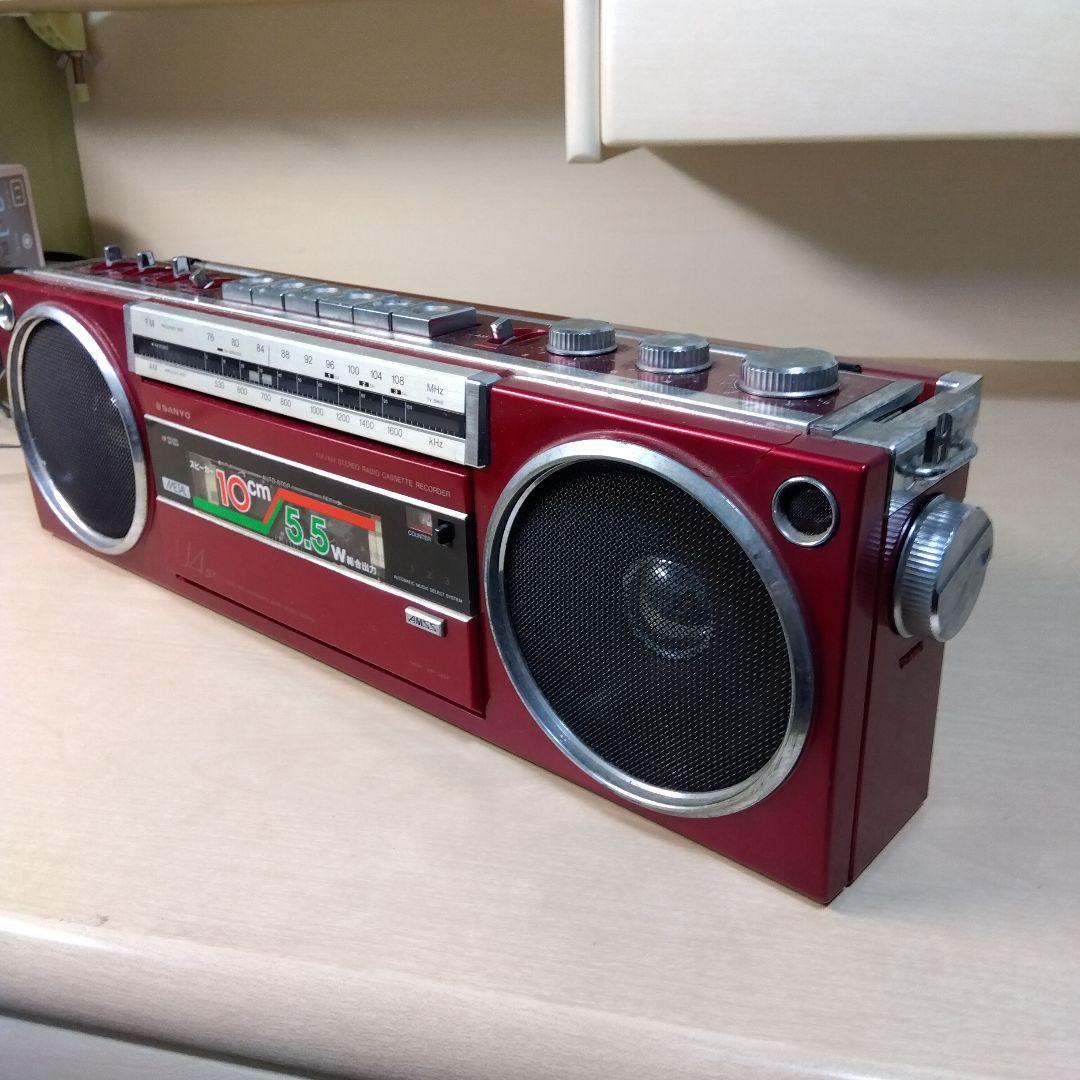 SANYO U4sx ラジカセ 昭和 レトロ アンティーク - メルカリ
