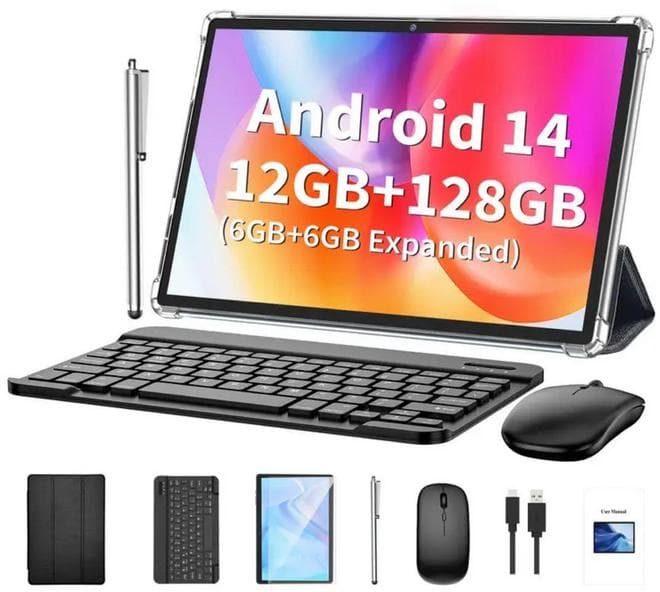 新品 Relndoo Androidタブレット 12GB RAM 128GB Relndoo Android Tablet, 11 inch Android 14 Tablet, 12GB RAM +128GB