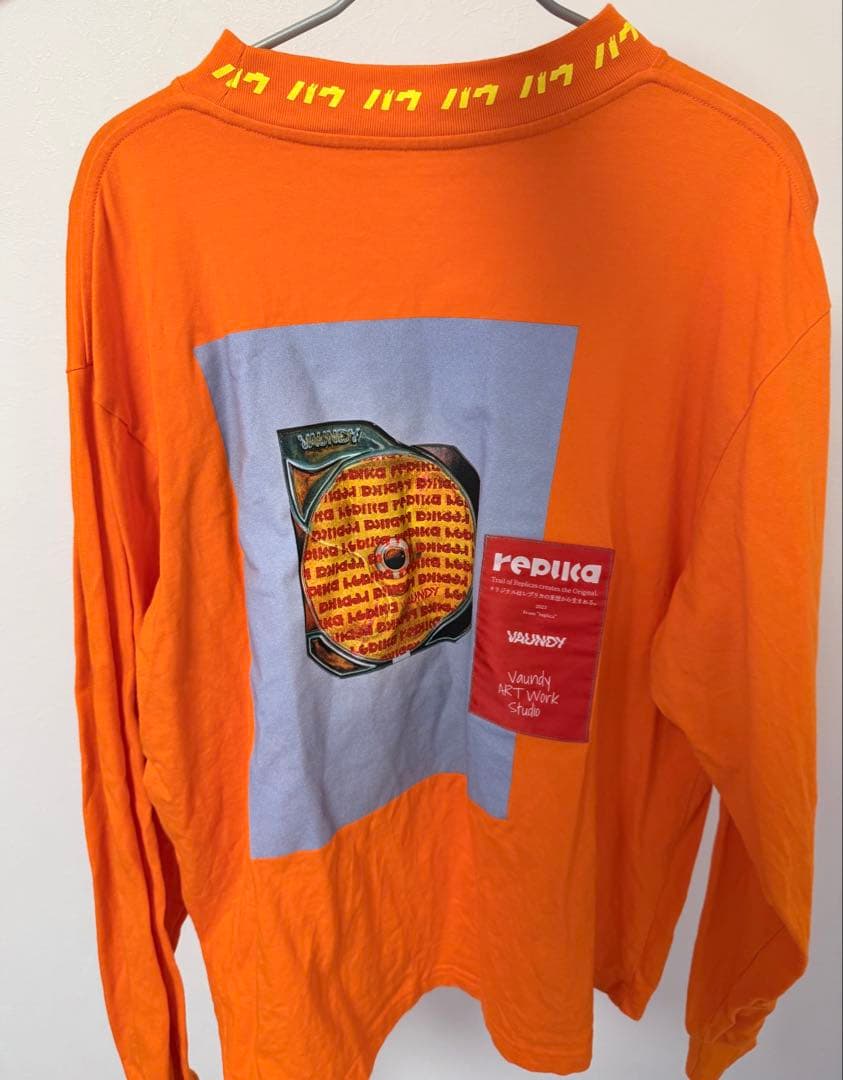 Vaundy replica オレンジ M ロングスリーブTシャツ - メルカリ