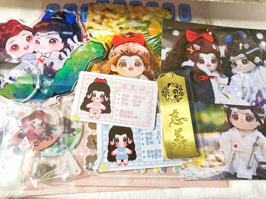 超レアな絶版品☆陳情令 肖戦 王一博 魏無羨 藍忘機 20cm着せ替え